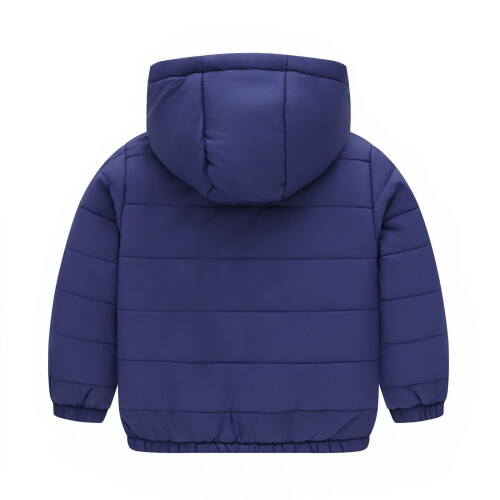 Kinderwinterjas met capuchon, warm, winddicht, gewatteerd en met ritssluiting. 2