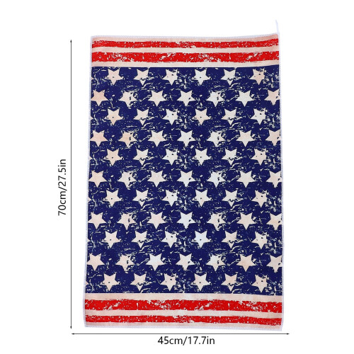 Polyester Dish Drying Towel Independence Day 1 piece 2