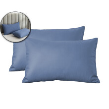 Queen Pillowcases Cotton Set of 2 Soft Breathable Envelope