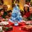 Mini Christmas Tree Blue Tabletop Artificial 12-inch 6
