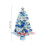 Mini Christmas Tree Blue Tabletop Artificial 12-inch 5