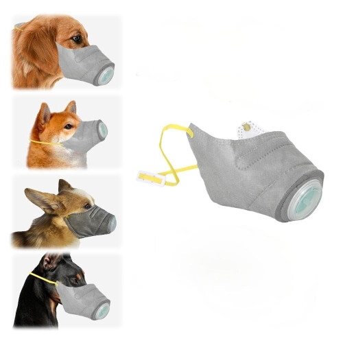 Dog Gas Mask Adjustable Anti-PM2.5 Reusable