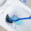Toilet Brush with Plastic Bristles Long Handle 1
