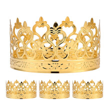 Crown Cake Topper Set Princess Theme 4 Pieces