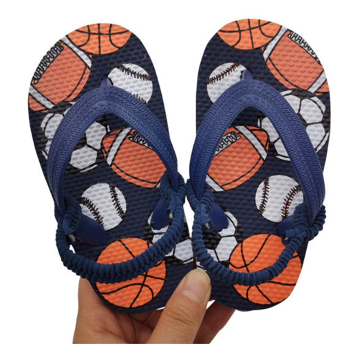 Sandals Buachaillí do Leanaí Óga Samhraidh Éadrom, Breathable, Flip 2