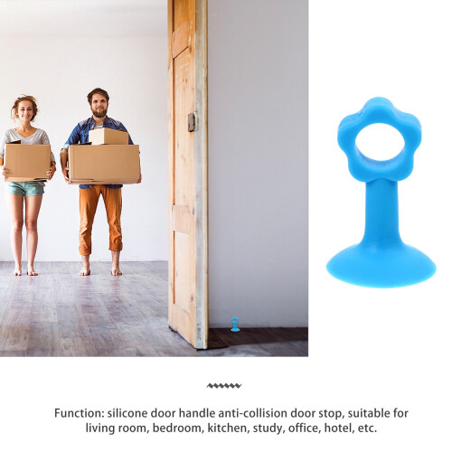 Support de porte en silicone anti-collision, 16 pièces 2