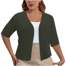 Women's Oversized Solid Cardigan Kimono Style Lightweight