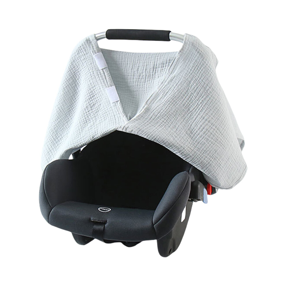 Muslin baby carseat guard lightweight breathable sleeve