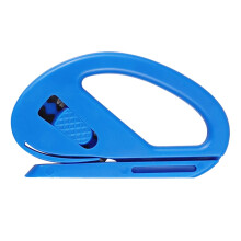 Sliding Roll Paper Cutter Blue Portable Trimmer