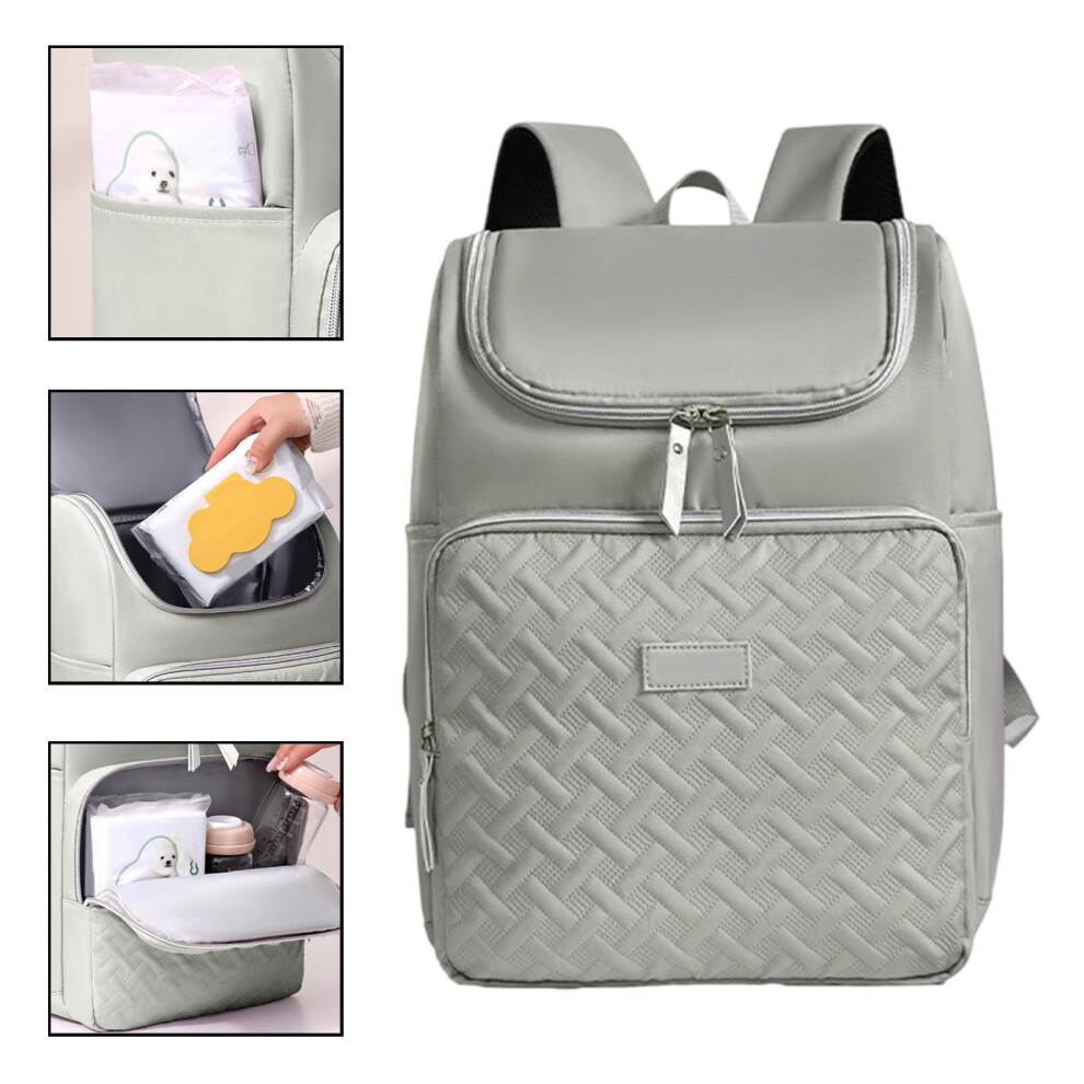 Insulated Diaper Bag Backpack Large Capacity