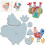 Chicken Quilting Template Set Acrylic Ruler Stencil 1