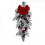 Christmas Wreath Red Berry Pine Cone Snowball 1 Pack 1