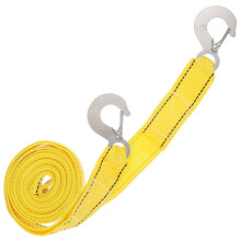 Car Tow Rope Nylon Pulling Strap 30 ft Fluorescent