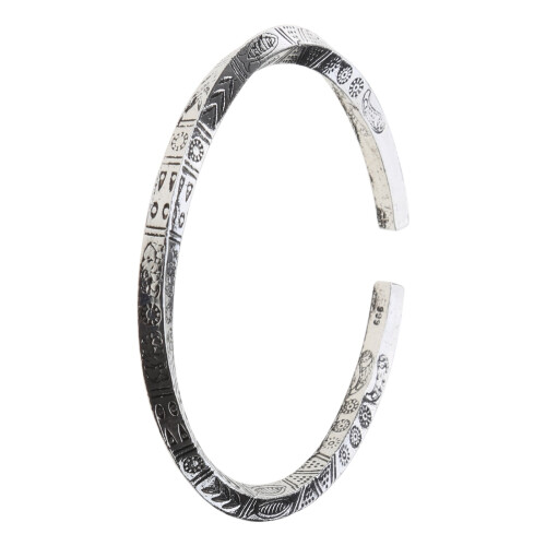 Mobius Ring Bracelet Viking Runes Cuff Bangle Alloy Men