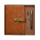 Vintage A5 PU Notebook 112 Pages with 3-Digit Lock 1