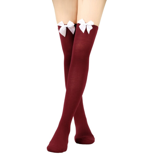 Women's Wide Calf Compression Knee-High Socks One Size