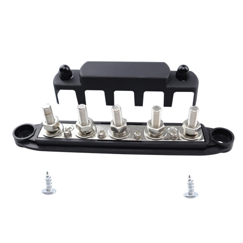Bus Bar Post 48V 300A with Cover M8