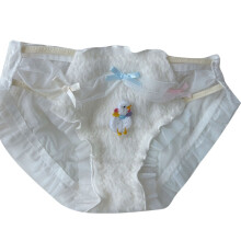 Women's plush bear panties soft cartoon underwear