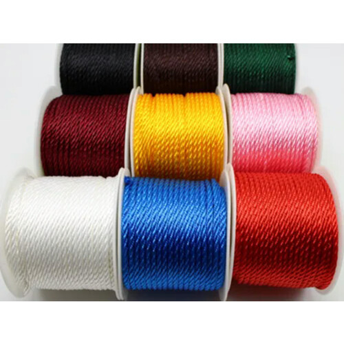 Nylon String Chinese Satin Silk Braided Cord 3mm 25m 2