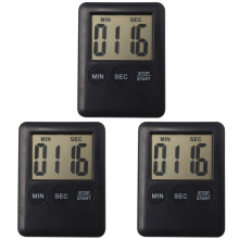 3X Kitchen Timer, Timer with Egg and Magnet
