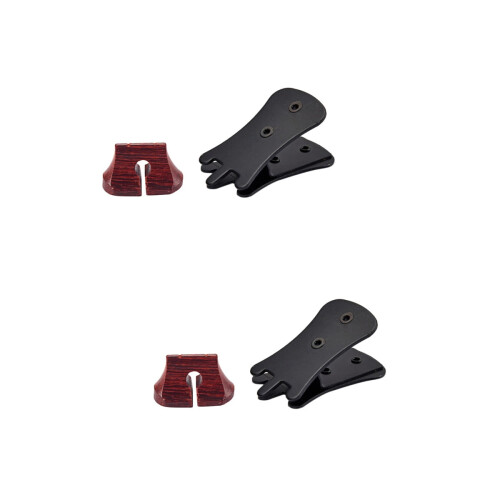 Erhu Mute with Bridge 2 Pieces Black