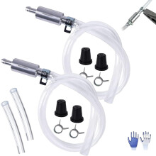 Brake Bleeder Hose with One-Way Valve 2 pcs
