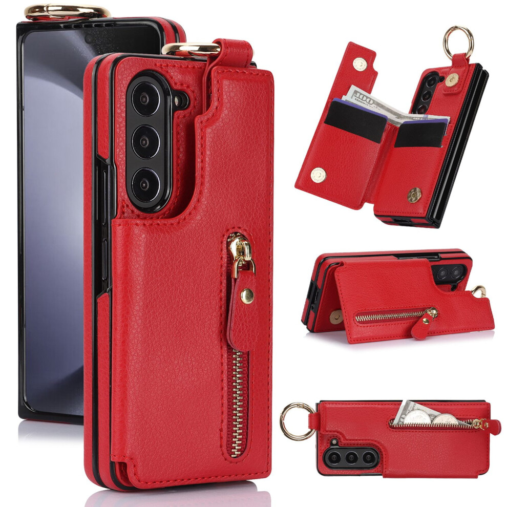 Samsung Galaxy Z Fold Leather Wallet Case For Z Fold 3 To 7 9043876471056