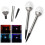 Solar-Gartenleuchten, rund, Glas, LED, 6er-Pack 8