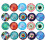 Glass Dome Flatback Cabochons 20mm 20pcs 1