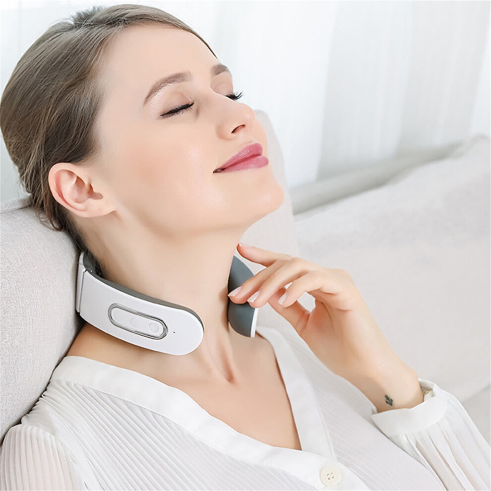 Neck Pulse Massager with Heat 4-Head 6 Modes