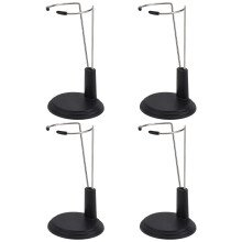 Stuffed Animal Display Stand Black 4 pcs