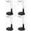 Stuffed Animal Display Stand Black 4 pcs 1