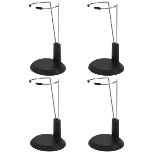 Stuffed Animal Display Stand Black 4 pcs