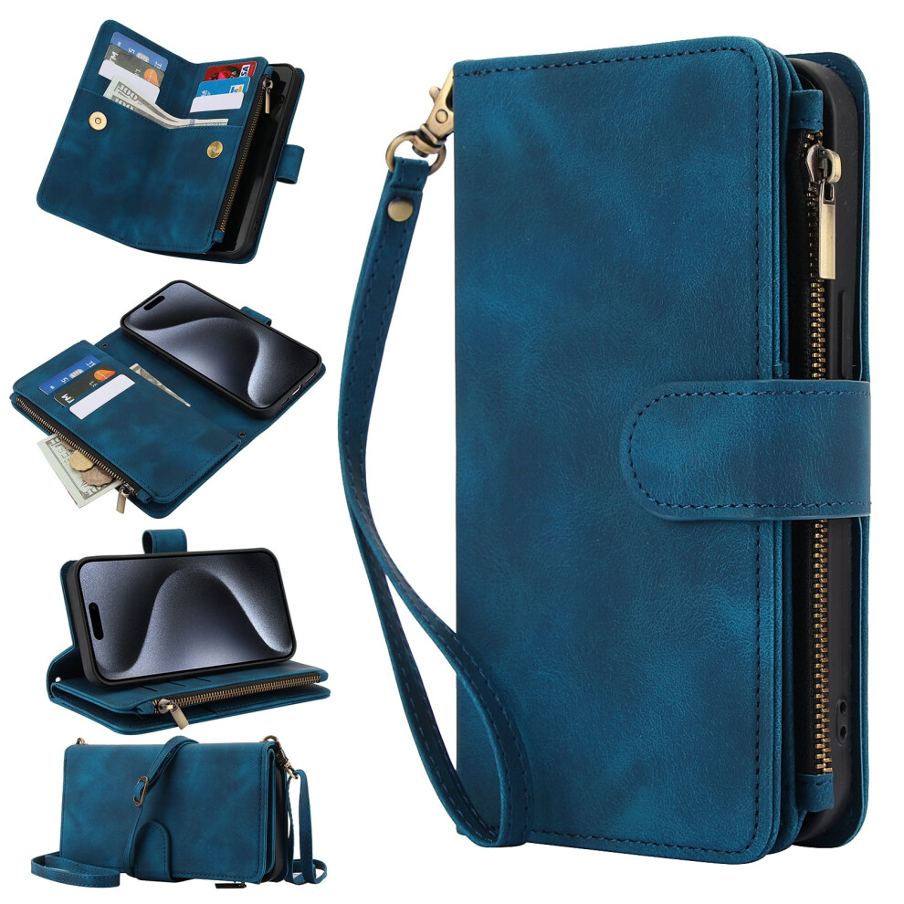 Zipper Wallet Crossbody Bag For Samsung Galaxy S22 Ultra 9180333330553