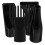 Hair Dryer Diffuser Attachment Black ABS 4 Pieces 7