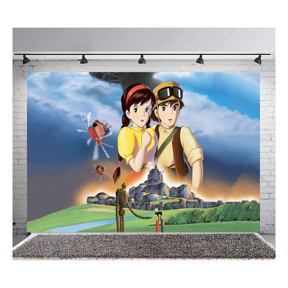 Castle In The Sky Backdrop Banner 1 Piece 9043876494215