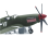 P-51 Mustang Alloy Aircraft Model 1:72 Scale 8