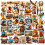 Vintage Retro Stickers Time Travel Theme 50 Pack 1