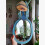 Wooden Handheld Retro Vanity Mirror with Wall Mount 1