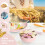 Pink Plastic Wheat Straw Dinnerware Set 16-Pc 3