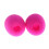 Sponge Lapel Clip Microphone Wind Muff Fuchsia 10 pcs 28 x 7