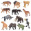 Mini Prehistoric Mammal Toy Set 12pcs 1