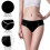Women's Cotton Menstrual Period Briefs 3 Pack 4