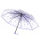 Purple Transparent 3-Fold UV Umbrella 1