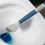 Toilet Brush Blue Ergonomic Long Handle 360 Reach 1