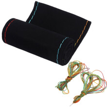 Steering Wheel Cover Hand-Sewn Sweat-Absorbing 38cm