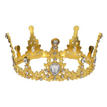 Alloy Crown Cake Topper Golden Mini Crowns 6 pcs