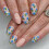 Almond Press-on Nails Glossy Natural Full Cover 1