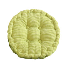 Chair Cushion Corduroy Cotton Fill Green 40x40x10cm