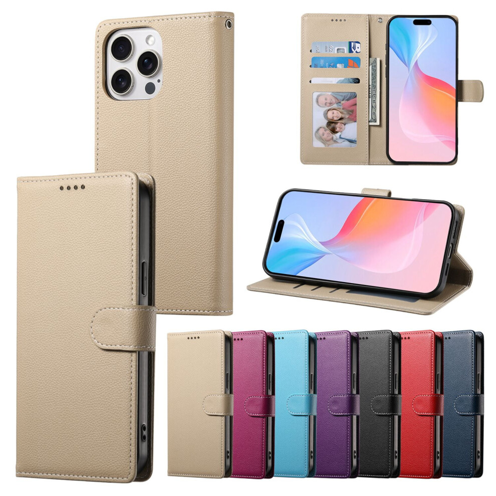 Leather Wallet Phone Case For Iphone 16 Pro Max, 15Â11, 9399596326375